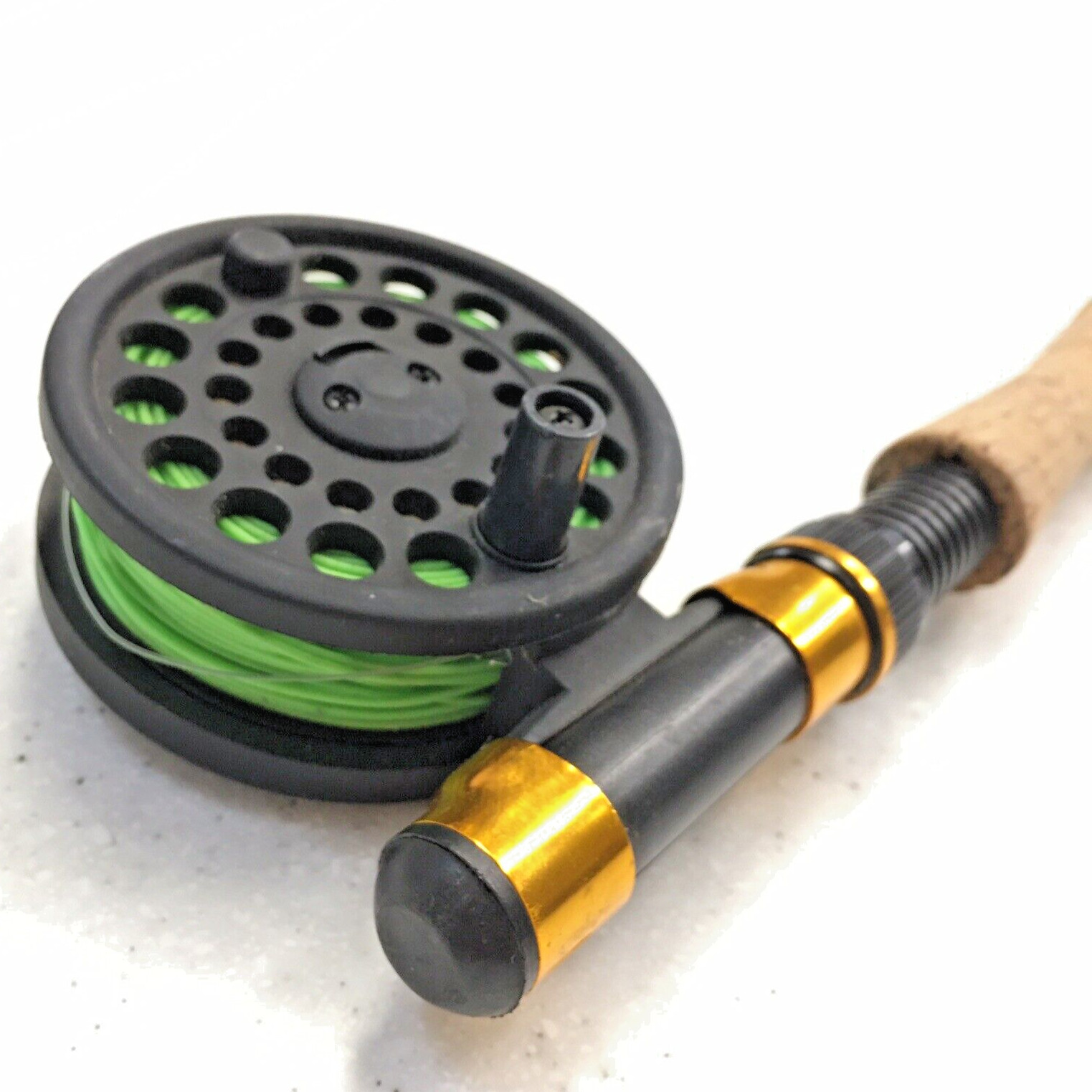 South Bend Trophy Tamer 8′ Graphite Fly Fishing Rod T 675 Martin Tuffy 63 Reel