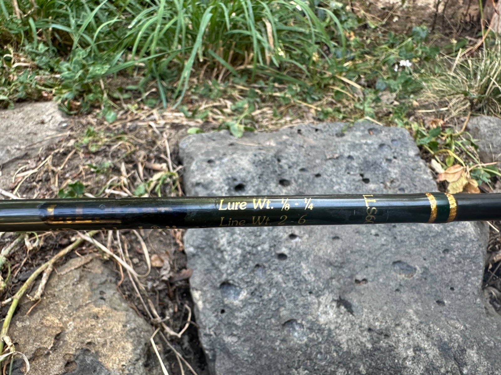 LL Bean Double L Spinning Fishing Rod 2 Piece IM6 Graphite 6′ Model LLS601-2