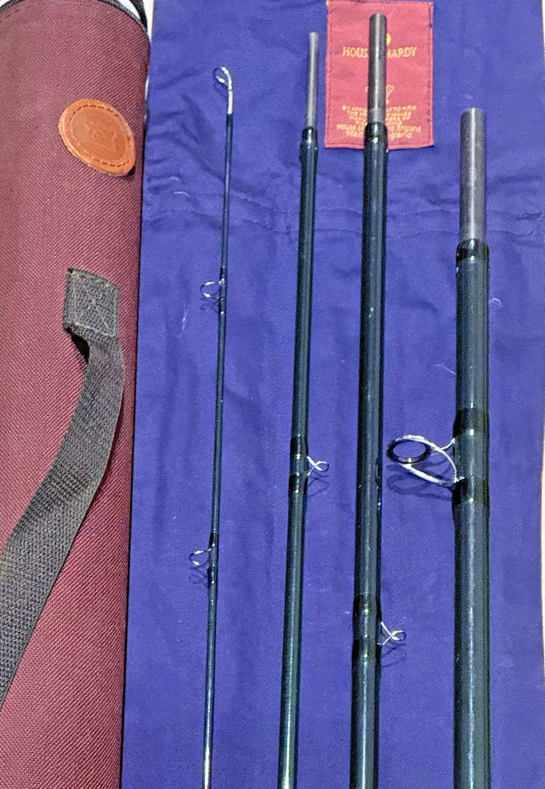 Hardy Gem 15 Foot #10 Carbon 4 Piece Salmon Fly Rod with Bag & Tube