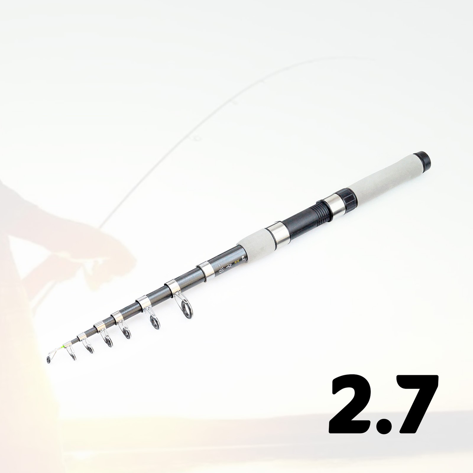 Telescopic Fishing Rod Fiberglass Spinning Rod Medium Fast Action Sensitivity