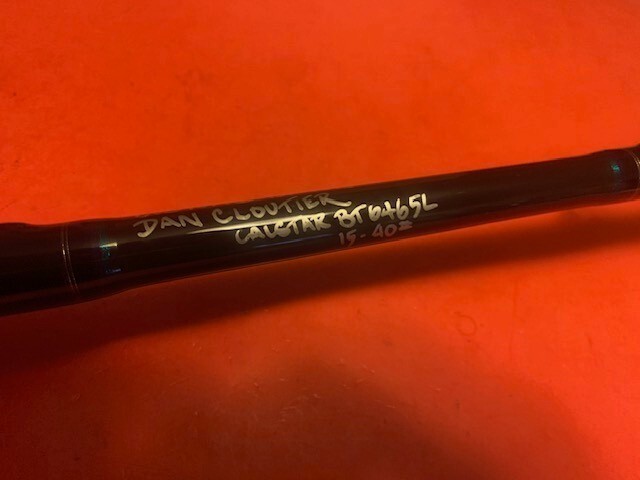 CUSTOM BUILT CALSTAR BT 6465L 6 FOOT 6 INCH 15-40# FISHING ROD “WHOPPER STOPPER”