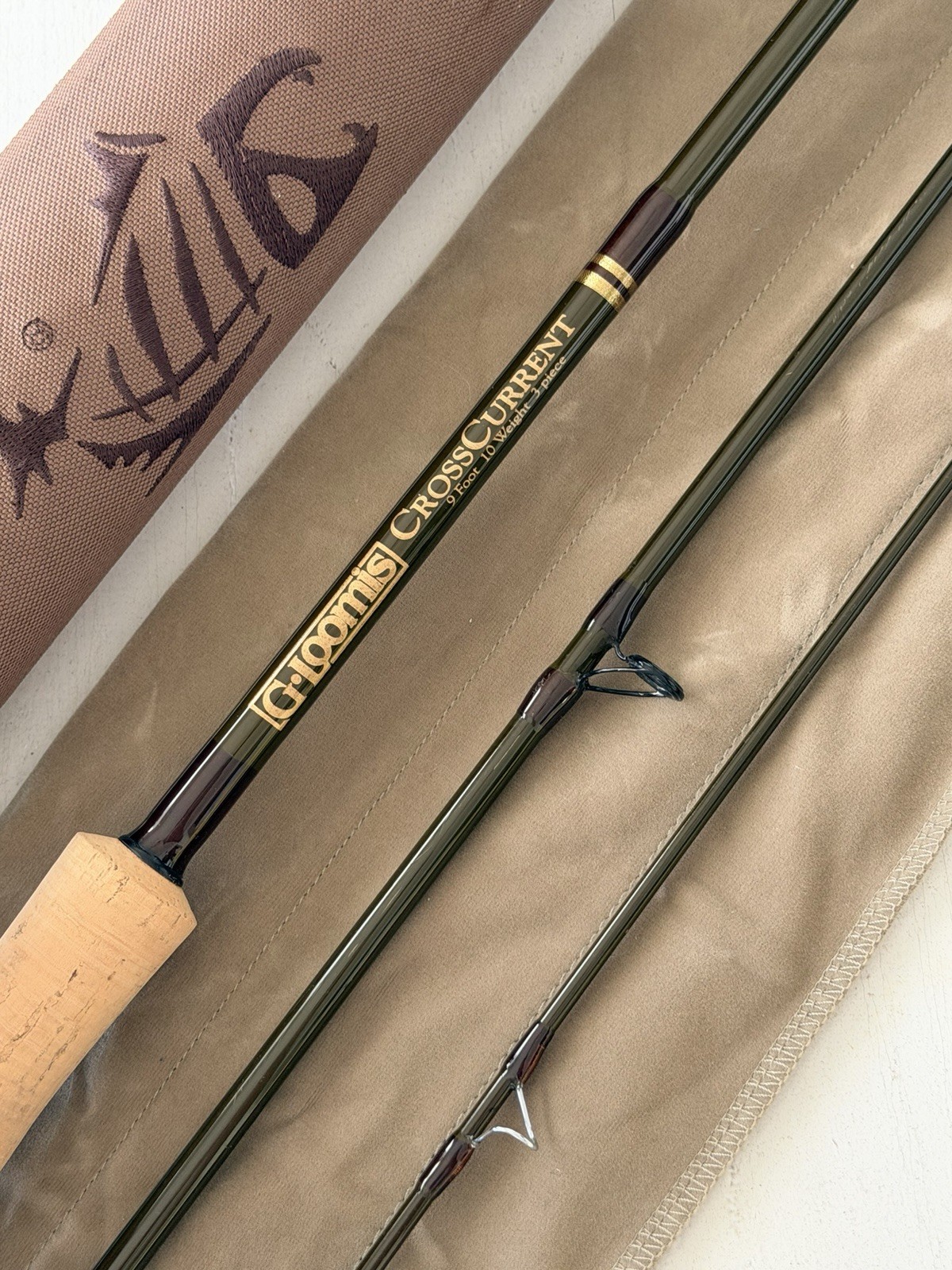 **BEAUTIFUL** 🔥 G LOOMIS CROSSCURRENT 10wt 9’ft fly rod!!! 🔥