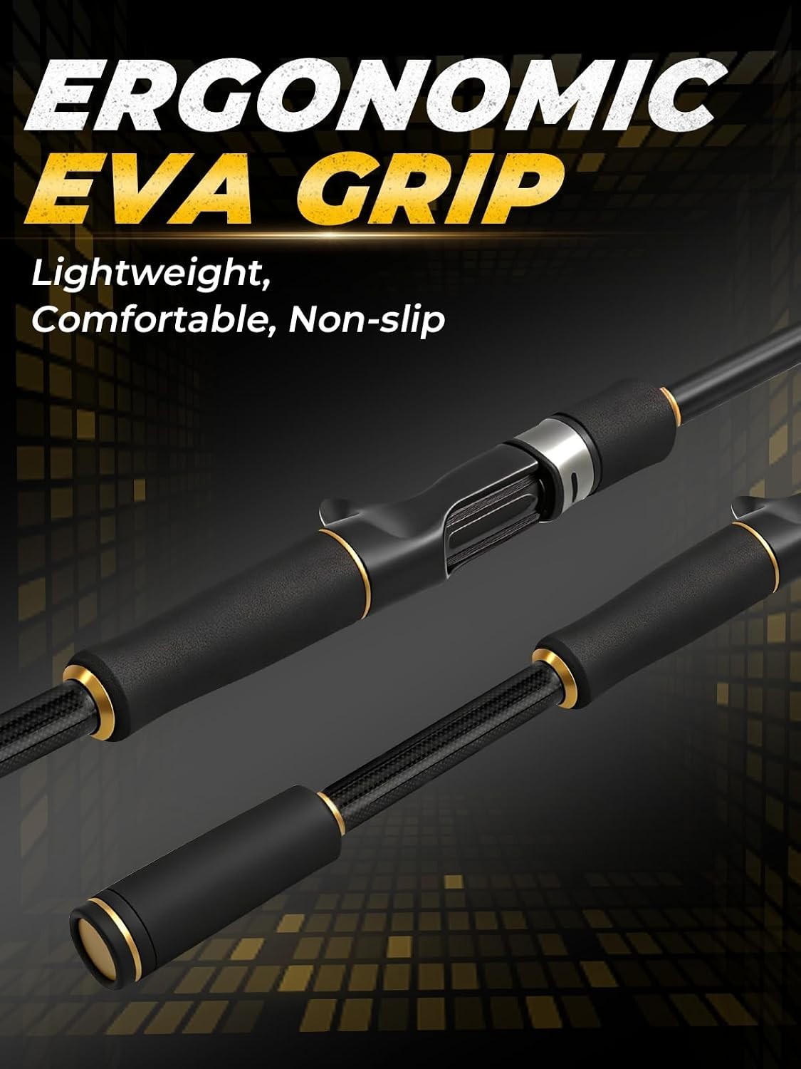 7FT Fishing Rod, 24T Carbon Fiber Telescopic & 4-Piece Travel Rod, Spin and C…