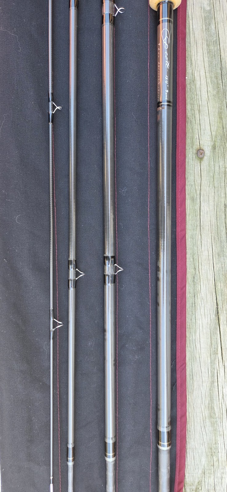 Scott ARC 1509 15′ 9WT Two Hand Fly Rod 4 Pc W/ Tube