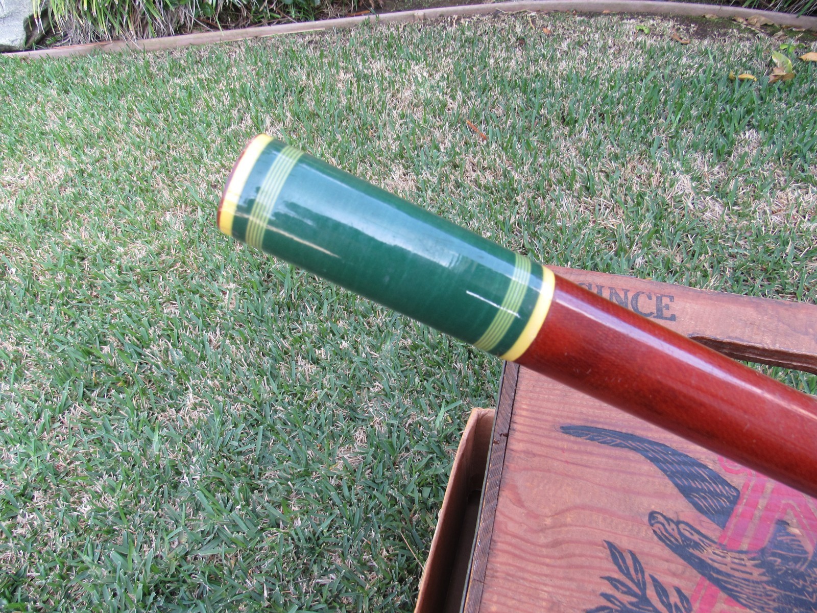 Vintage Kencor No. 315 Brown Tenlew Magnaglas 15′ Saltwater Surf Fishing Rod