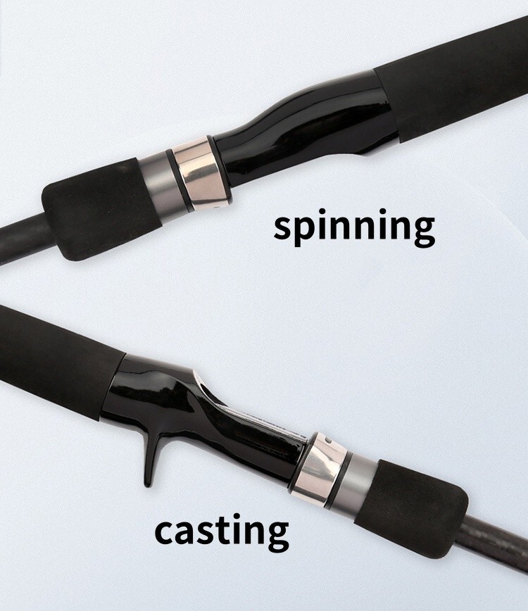 Fishing Rod Spinning Casting Carbon Fiber 5-6 Section Rod Fast Action UltraLight