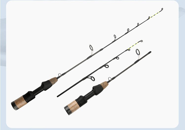 Ice Fishing Rod Carbon Fiber Fast Action Casting Spinning Travel Rod Carp 60cm