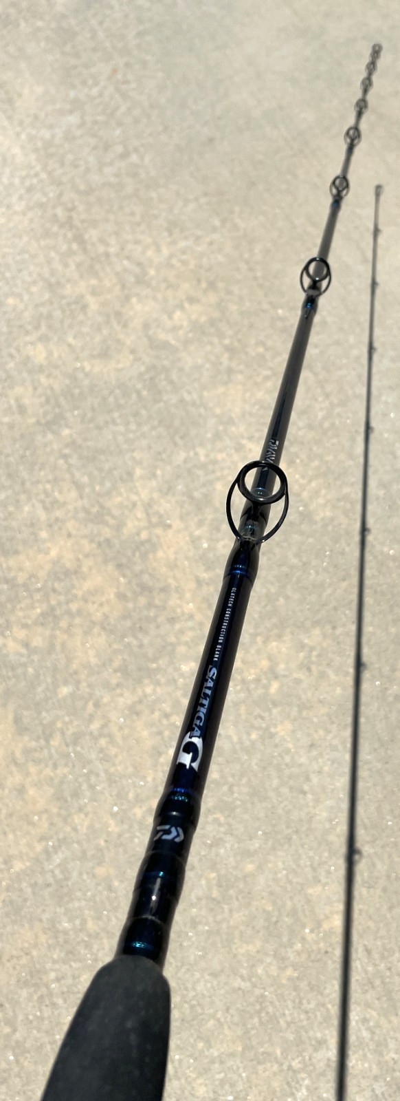 Daiwa Saltiga Glatech Jigging Rod 7’0″ Medium 15-40lb Braid SAG-J70MF Boat