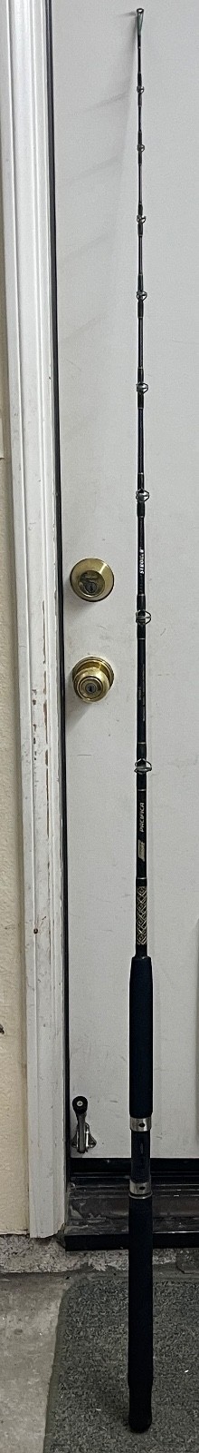 Vintage Sabre Pacifica Stroker SP665 6’ 6” Ocean Fishing Rod Med Heavy Action