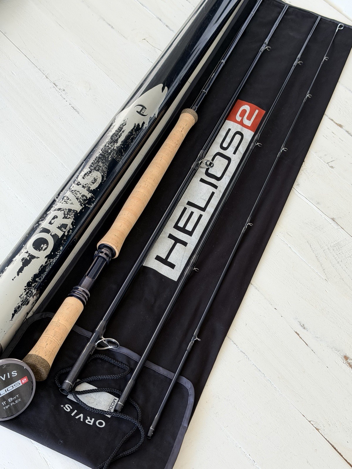 **BEAUTIFUL**🔥ORVIS HELIOS-2. 8wt. 11’ft SWITCH/spey Flyrod!! 🔥 ~LEGENDARY~