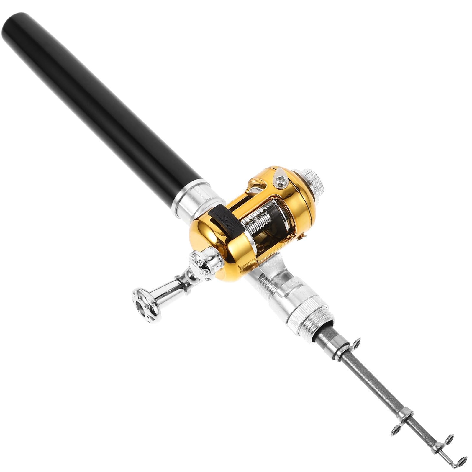 Portable Telescopic Aluminum Alloy Fishing Rod Pen-Style Retractable Pocket P…