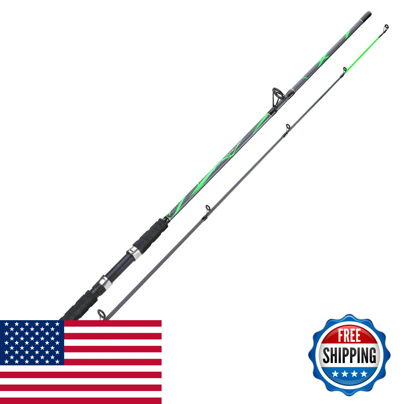 Sougayilang Spinning Rods Strong Carbonglass Composite Fishing Pole Stainless