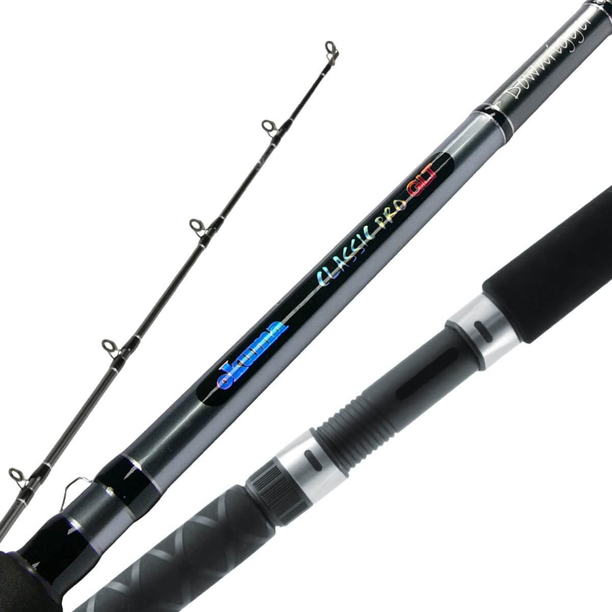 Okuma CP DR 702M 7 Foot Fishing Rod E Glass Blank Titanium Guides Black Casting