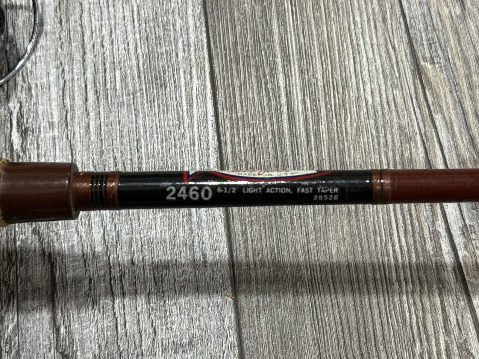 Vintage Garcia 2460 6 1/2′ 2 Piece Rod + Garcia Mitchell 510 Spinning Reel Combo