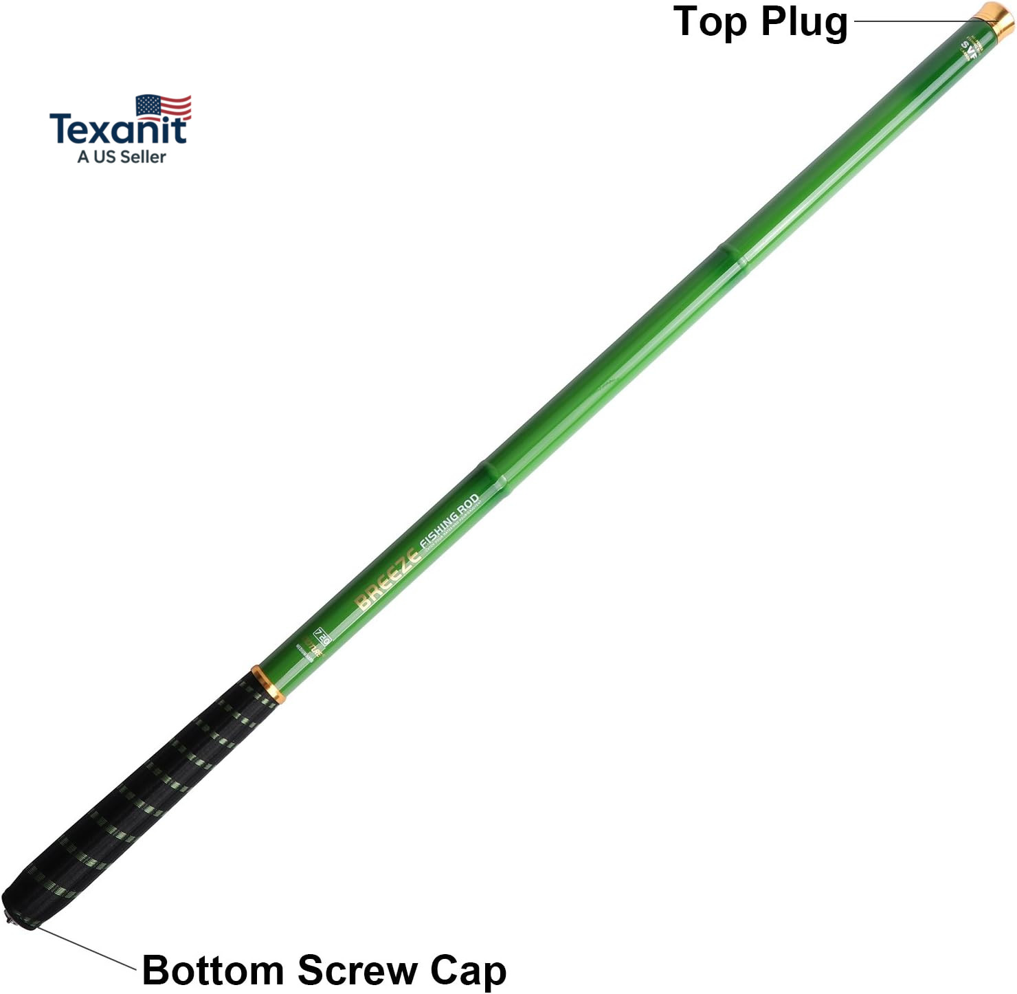//Telescopic Tenkara Fishing Rod Kit//Ultralight Travel Fishing Rod,Portable Col
