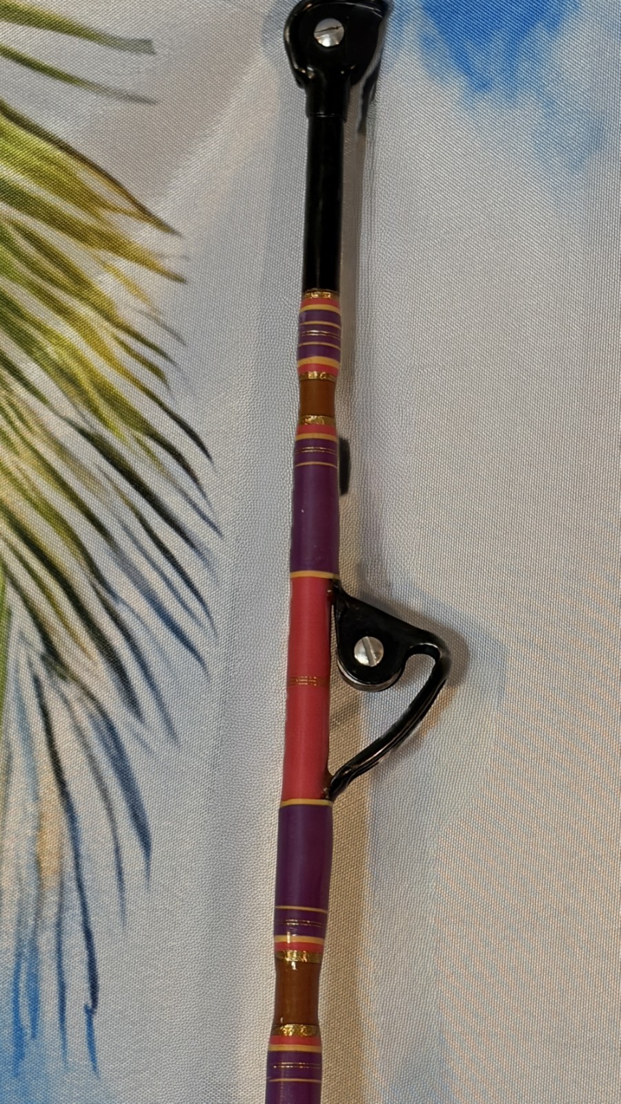 CALSTAR 655XXH Custom The Longfin 50-120lb Saltwater Tuna Rod AFTCO Roller Guide