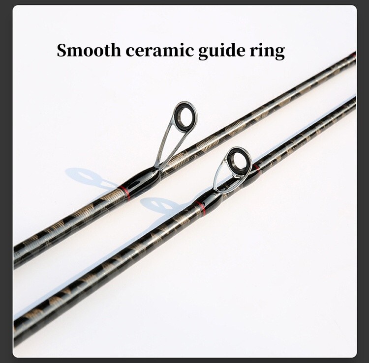 1.68M/5.51FT Fishing Rod Portable Fishing Pole Carbon Fiber Spinning/Casting Rod