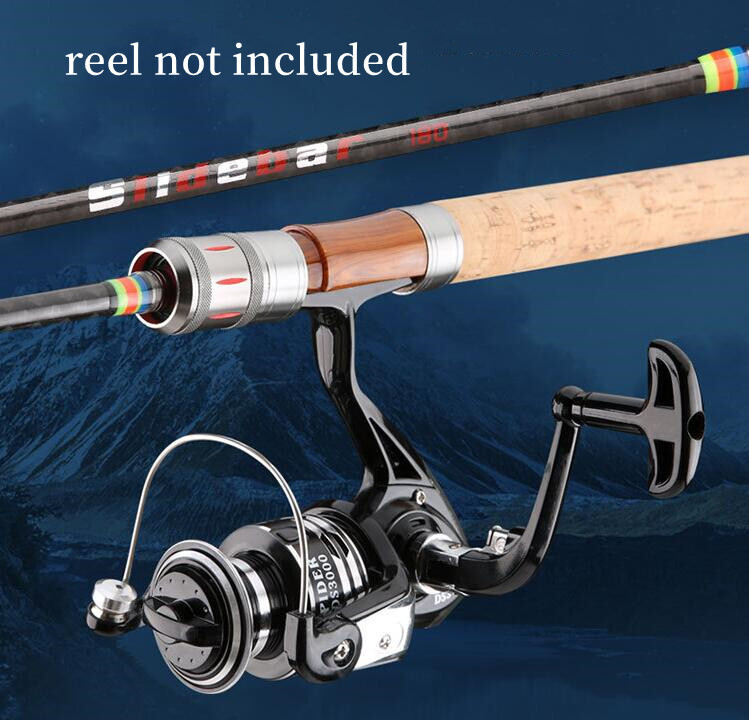 Trout Fishing Rod 1.68m 1.8m Portable Ultra Light Solid Tip Carbon Spinning Pole