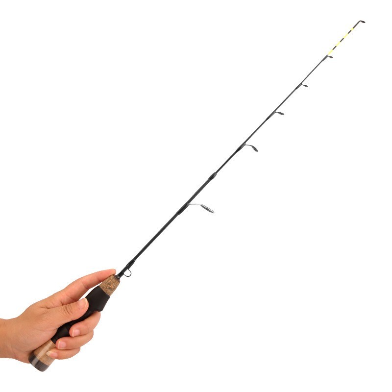 Ice Fishing Rod Carbon Fiber Fast Action Casting Spinning Travel Rod Carp 60cm