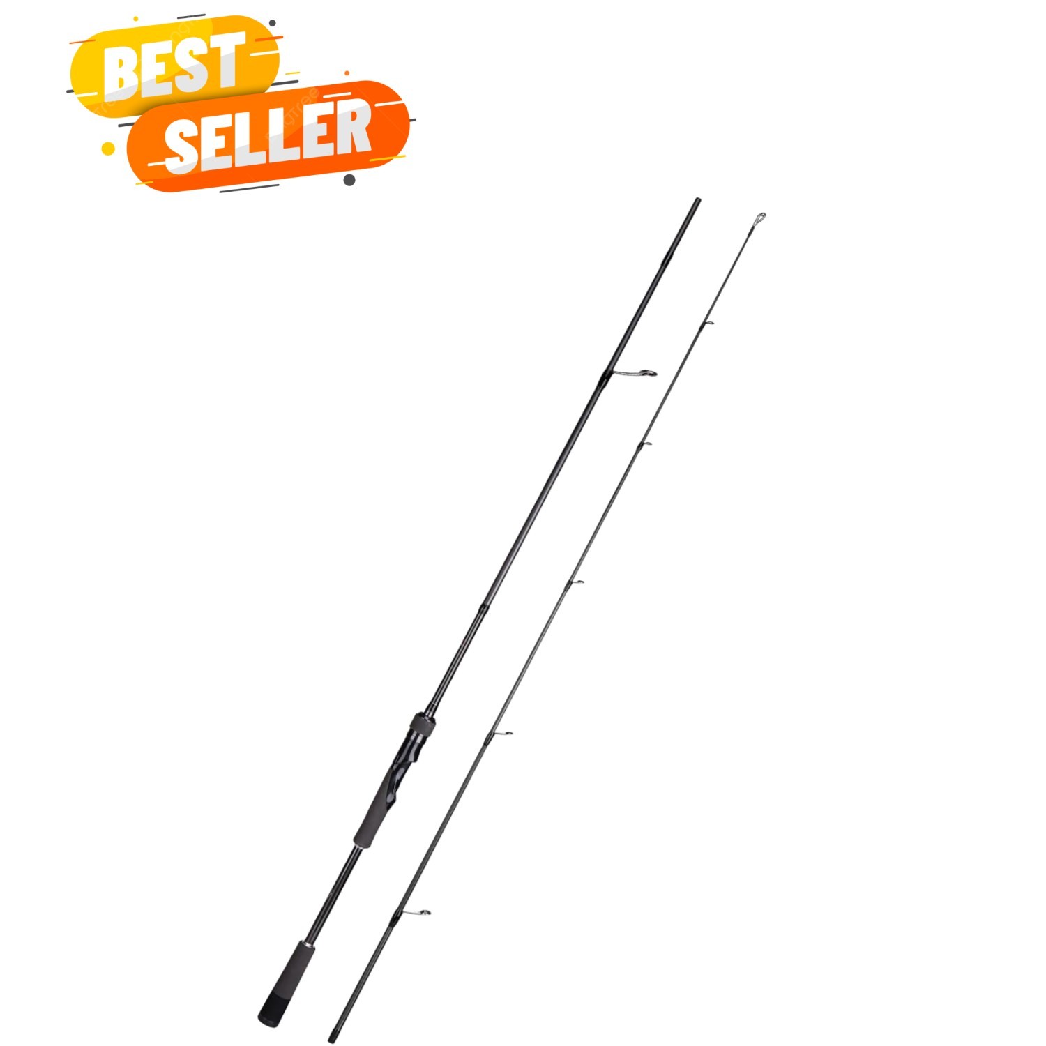 Carbon Fiber Fishing Rod Series 6-12 Ft, Spinning & Casting Rods with Stainle…