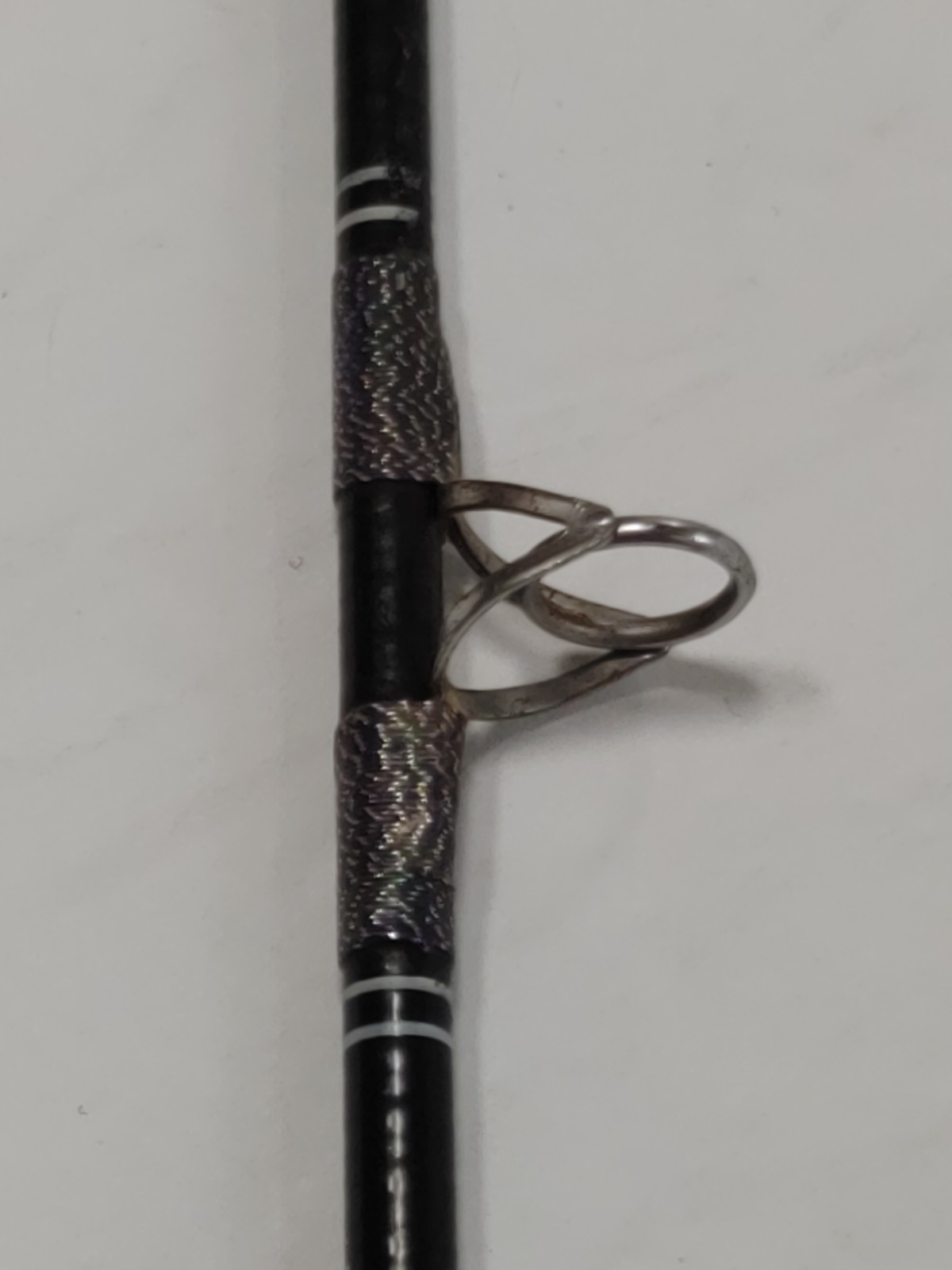 Vintage Unbranded Spin Casting Fishing Rod 6’8″ 2 Pc. CLEAN & READY DECOR