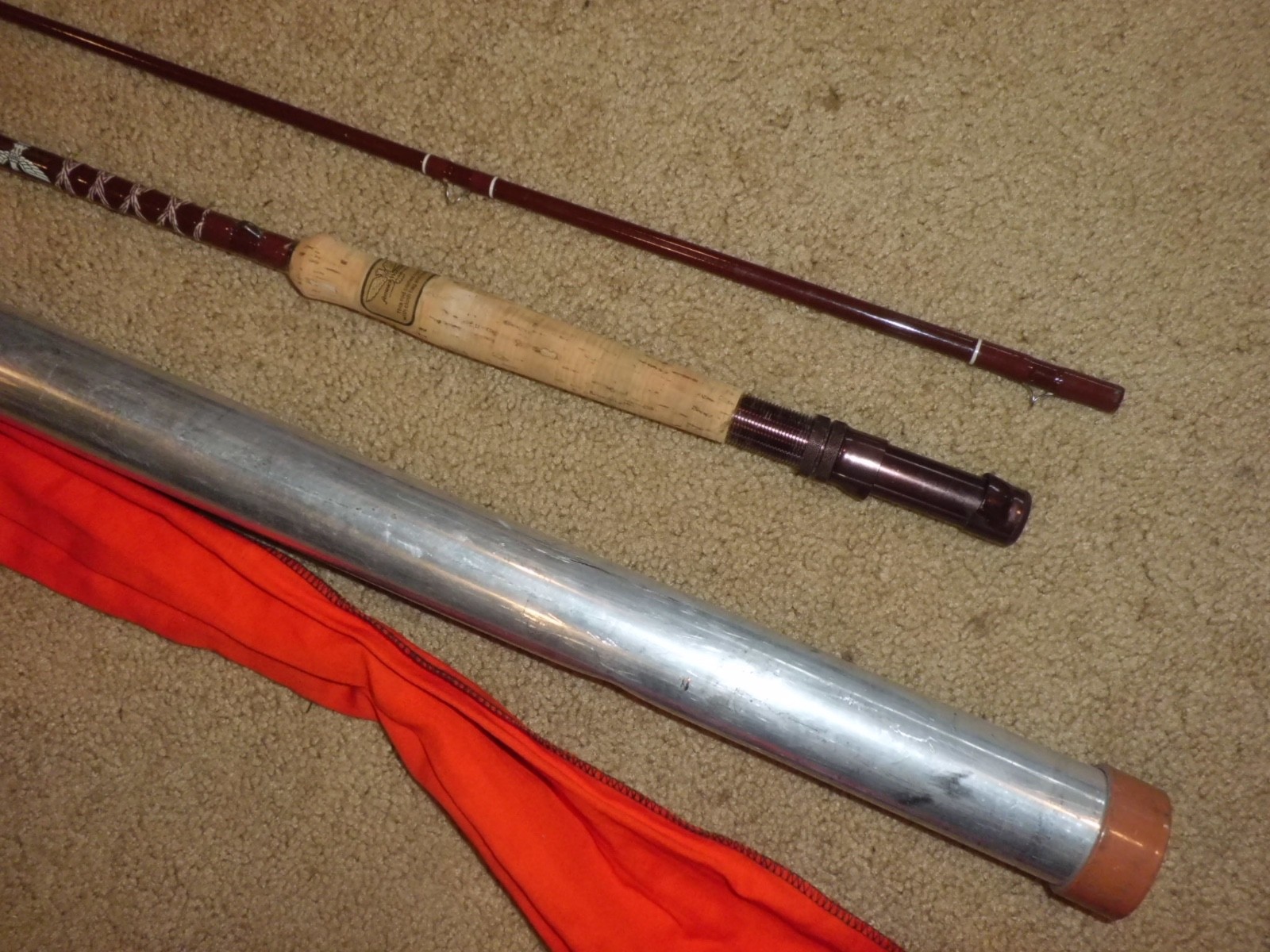 Vintage FENWICK Woodstream FF858 Fly 8’6″ Rod made in USA- 8 fly line- # S45764