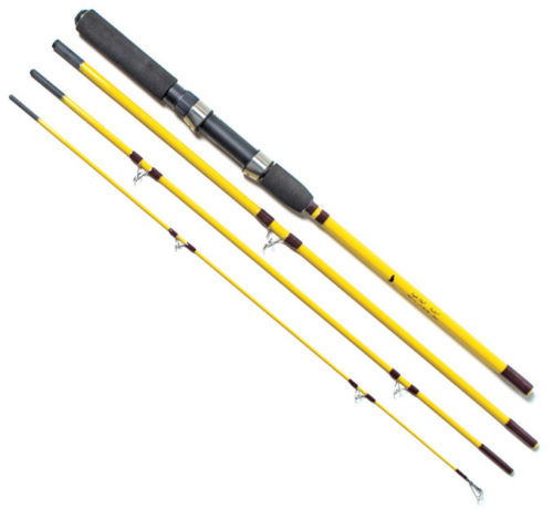 EAGLE CLAW Pack It Rod Spin /Fly 7’6″ 4Pc Medium #PK601-76 FREE USA SHIPPING!