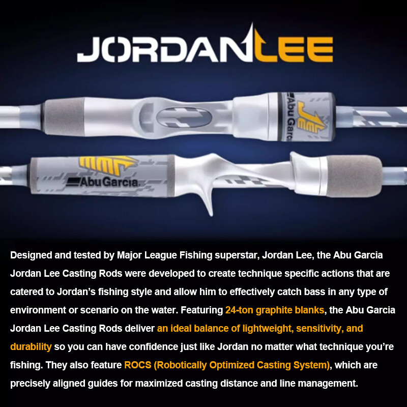 Abu Garcia 24 Jordan Lee Fishing Rod Spinning Rod Casting Rod 1.98m / 2.13m
