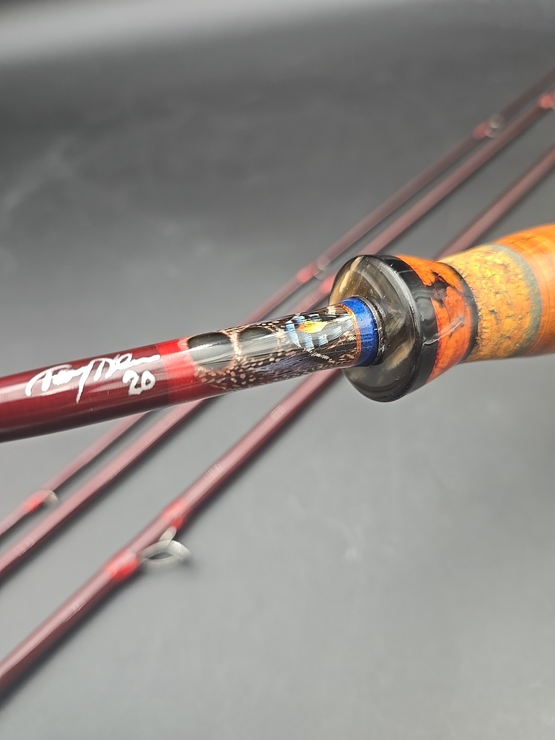 Extraordinary Terry Henson 10′ 4 weight nymphing fly rod Loomis blank