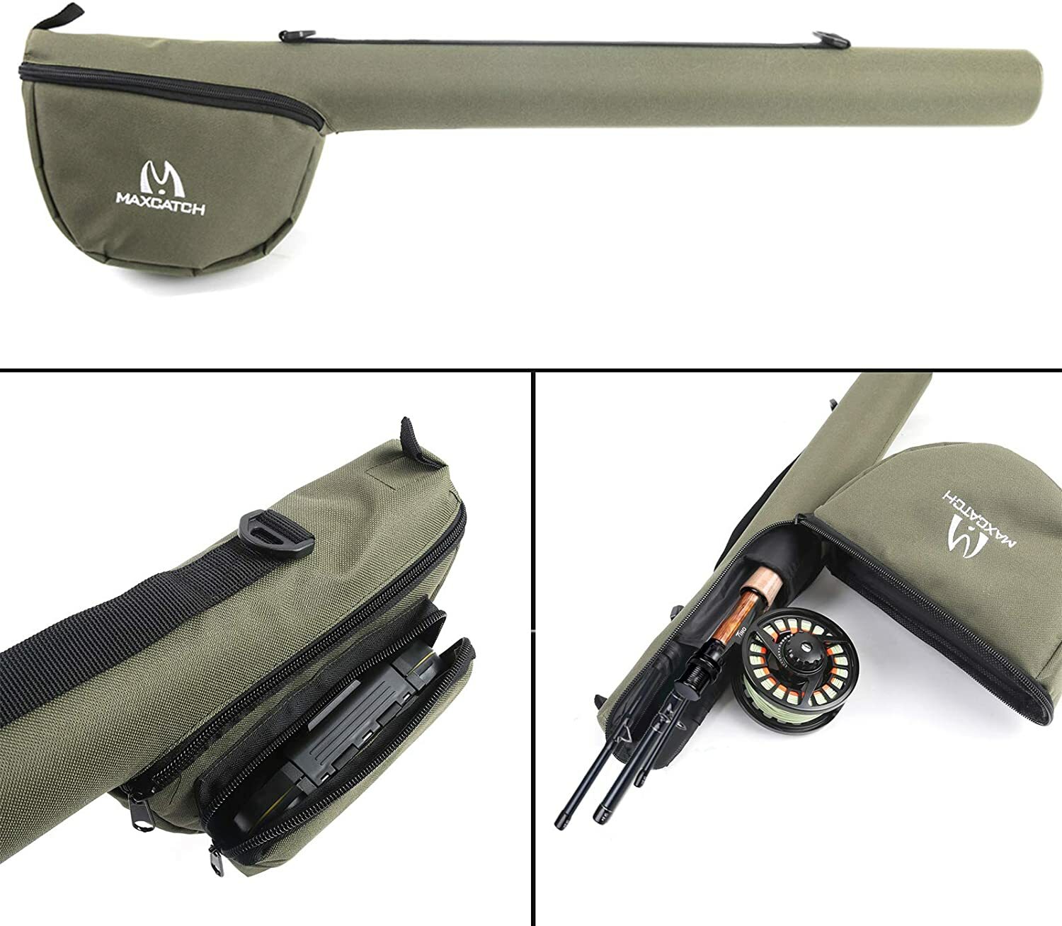Amigo 4/5/6/7/8wt 9ft Fast Action Fly Fishing Rod and Reel Combo Kit