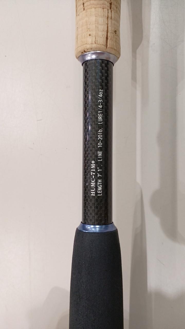 Macca HUMC-71M Bass Fishing Rod 7’1″ (130g) 10-20lb Line 1/4-3/4oz Lure