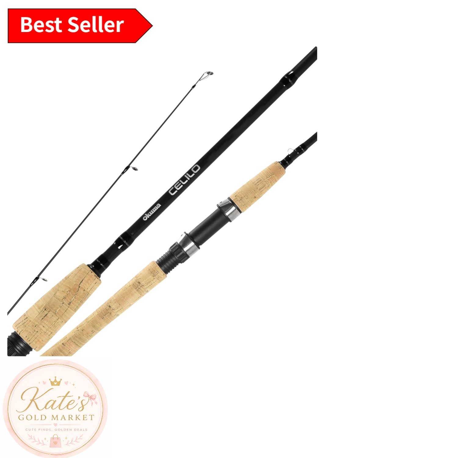 Ultra Light Trout Fishing Rod – 6′ 6″ Spinning with Stainless Steel Components