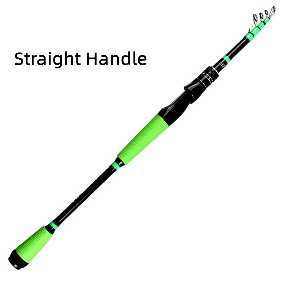 1.8/2.1/2.4M Telescopic Fishing Rod High Carbon Fiber Spinning Carp Feeder Rod