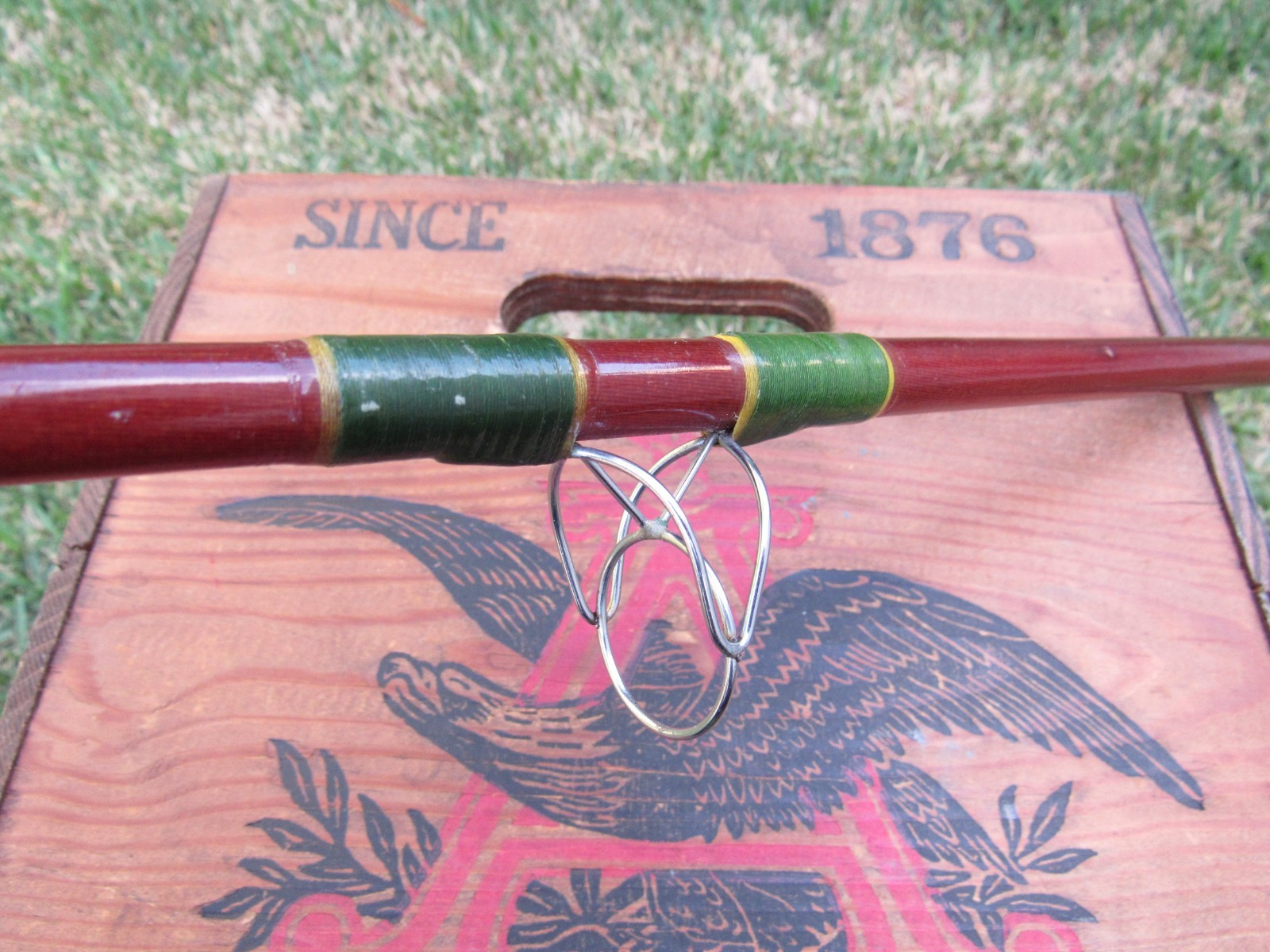 Vintage Kencor No. 315 Brown Tenlew Magnaglas 15′ Saltwater Surf Fishing Rod