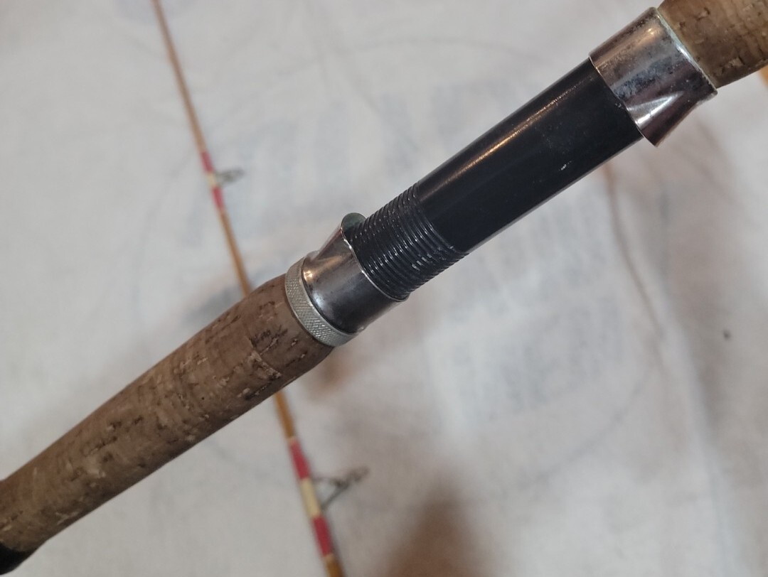 Custom Built Uslan Fishing Reel Pole. Model # 2844. 7 ft.