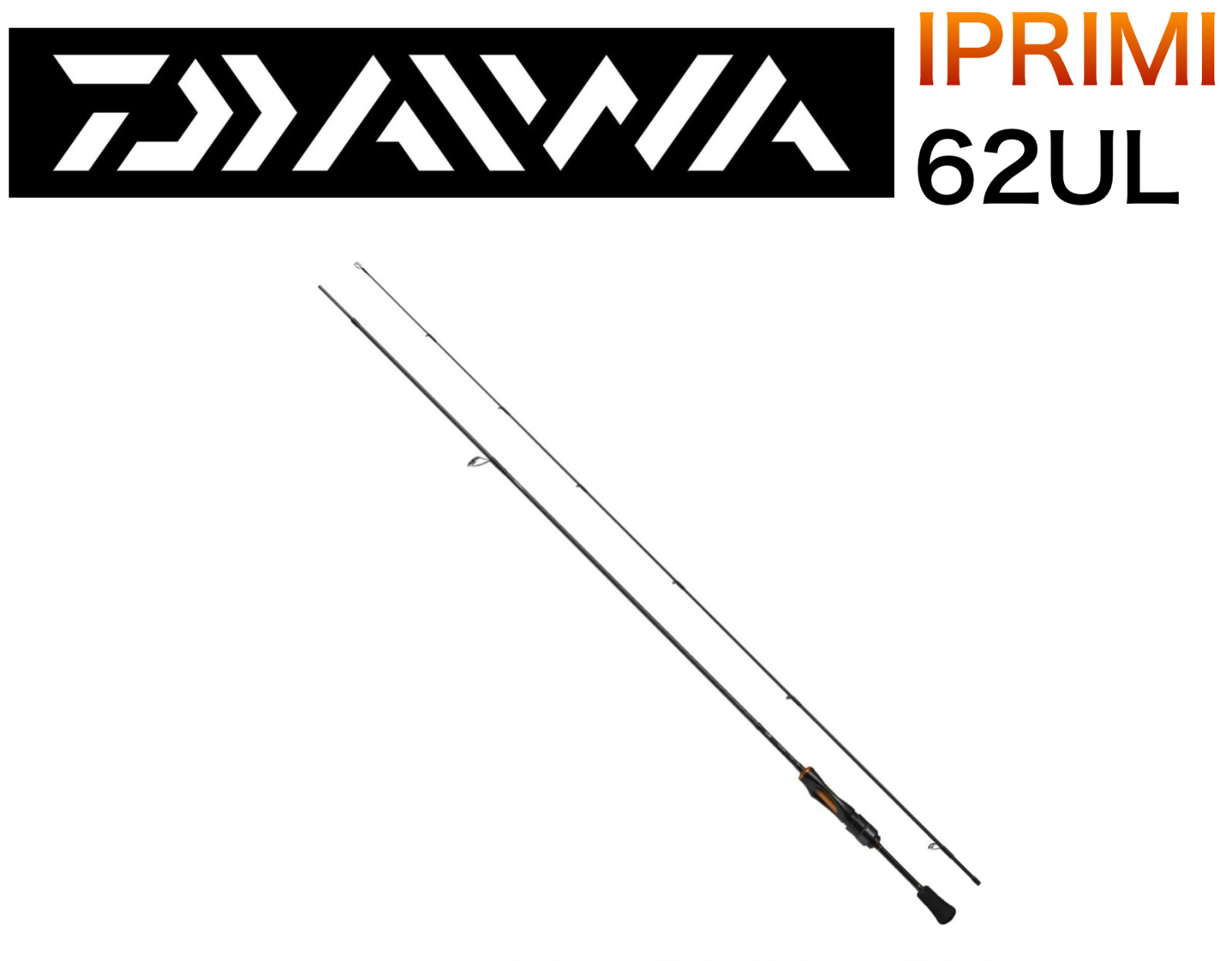 Daiwa IPRIMI 62UL Trout Spinning Rod 2PC New From Japan