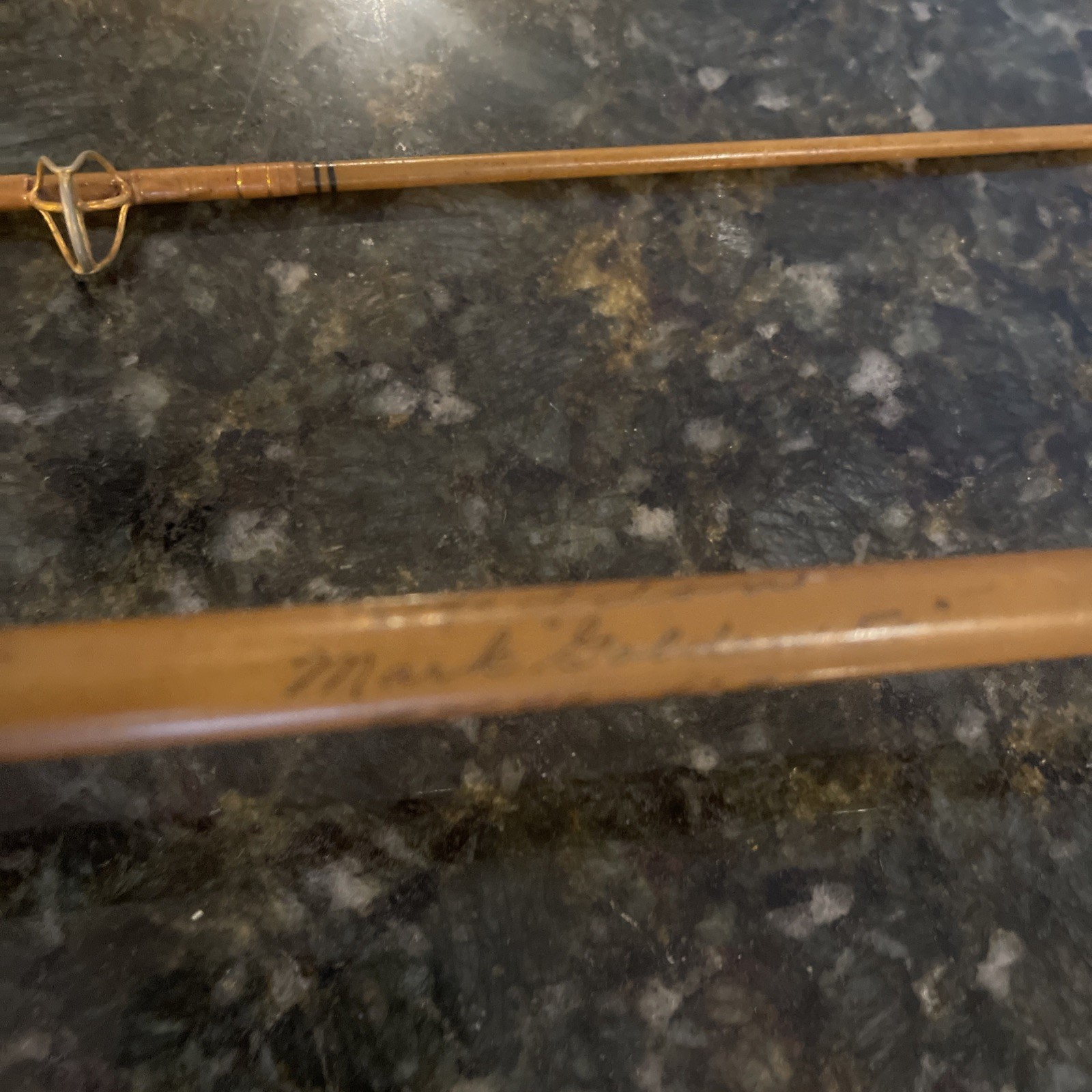 Heddon Golden MARK 50 Pro Weight Spinning Rod 6’ 9” 7646 Vtg Gorgeous 2 Pc Coll