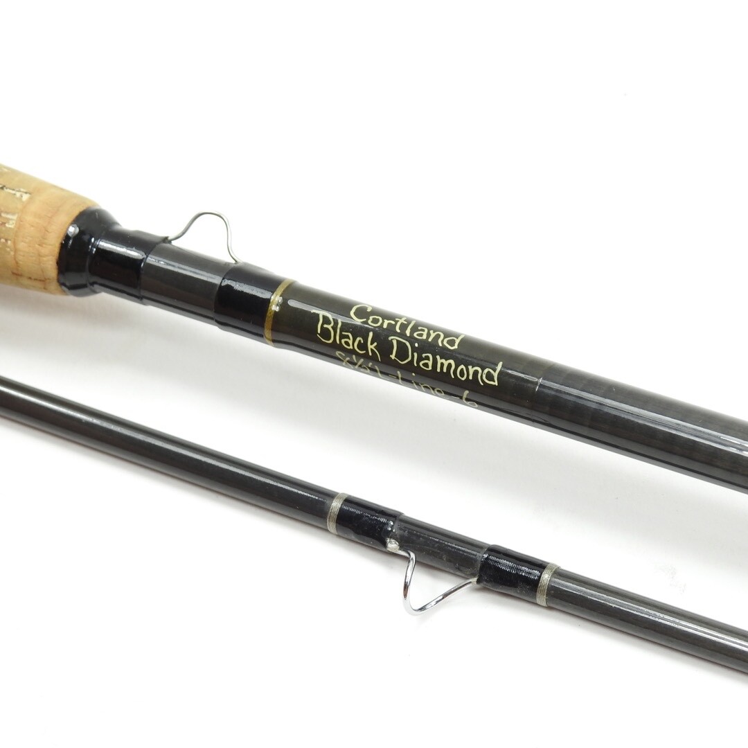 Cortland “Black Diamond” Fly Fishing Rod. 8’ 6” 6wt. W/ Tube and Sock.