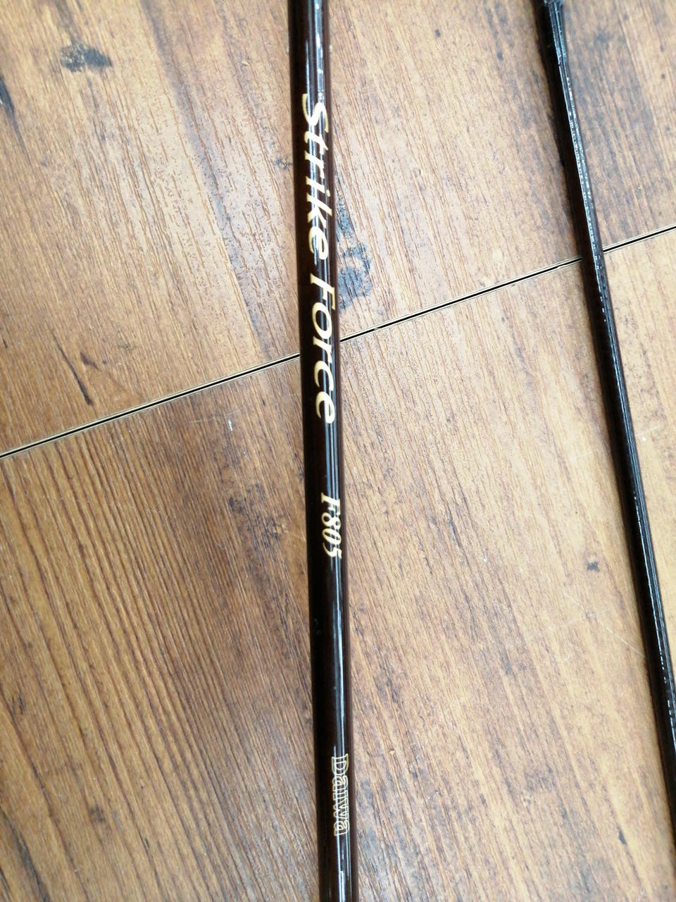 Daiwa Strike Force F805 Trout Fishing Rod 2-Piece 9.5ft, Used, Damaged Grip