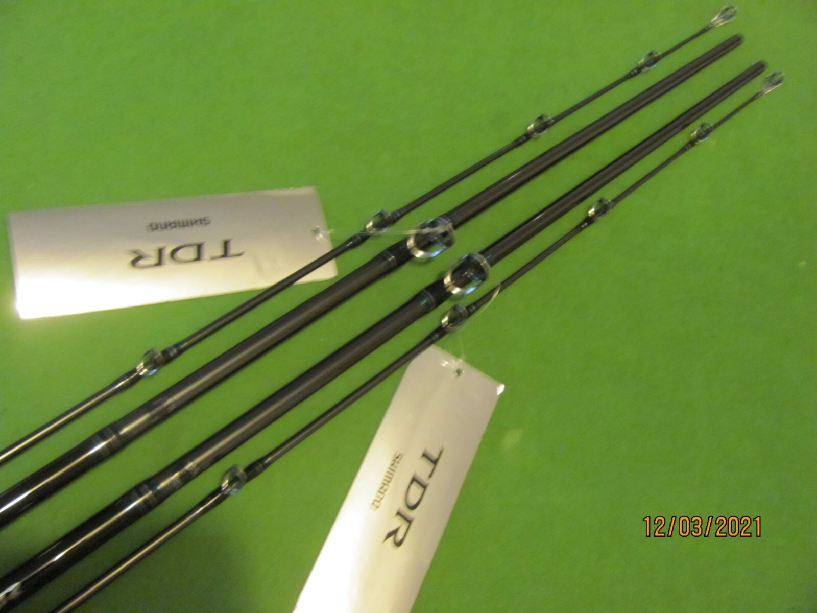 2) SHIMANO TDR 8′ 6″ MED. LIGHT MODERATE FAST ACTION CONVENTIONAL TROLLING RODS.
