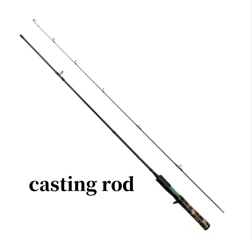 Fishing Rods Ultra Light Trout Rods 2 Sections Carbon Fiber Spinning Fishing Rod