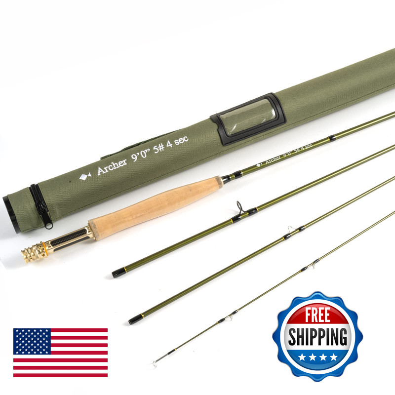 Angler Dream Anglerdream 9Ft 5Wt Archer Fly Fishing Rod 4 Section Cordura Tube