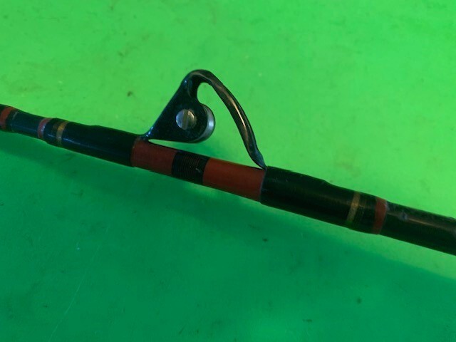 KUNNAN HOT RAIL SPIRALTECH GRAPHITE 5 FOOT 6 INCH 50 TO 130# RATED FISHING ROD