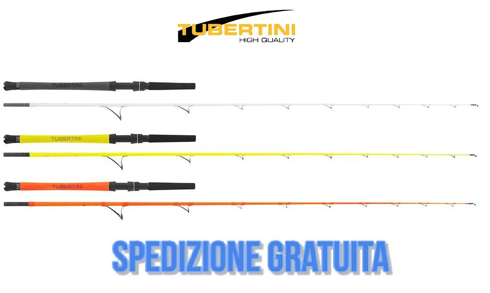 Tubertini Crossover 2 Fishing Rod For Sea Boat Trolling – 1-4 4-8 6-12 Lb