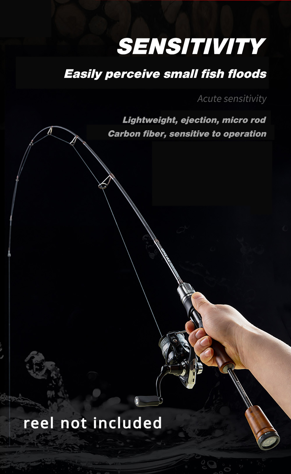 Lure Fishing Rod 1.39m 1.55m 1.68m 1.8m Ultralight Carbon Spinning Travel Rod