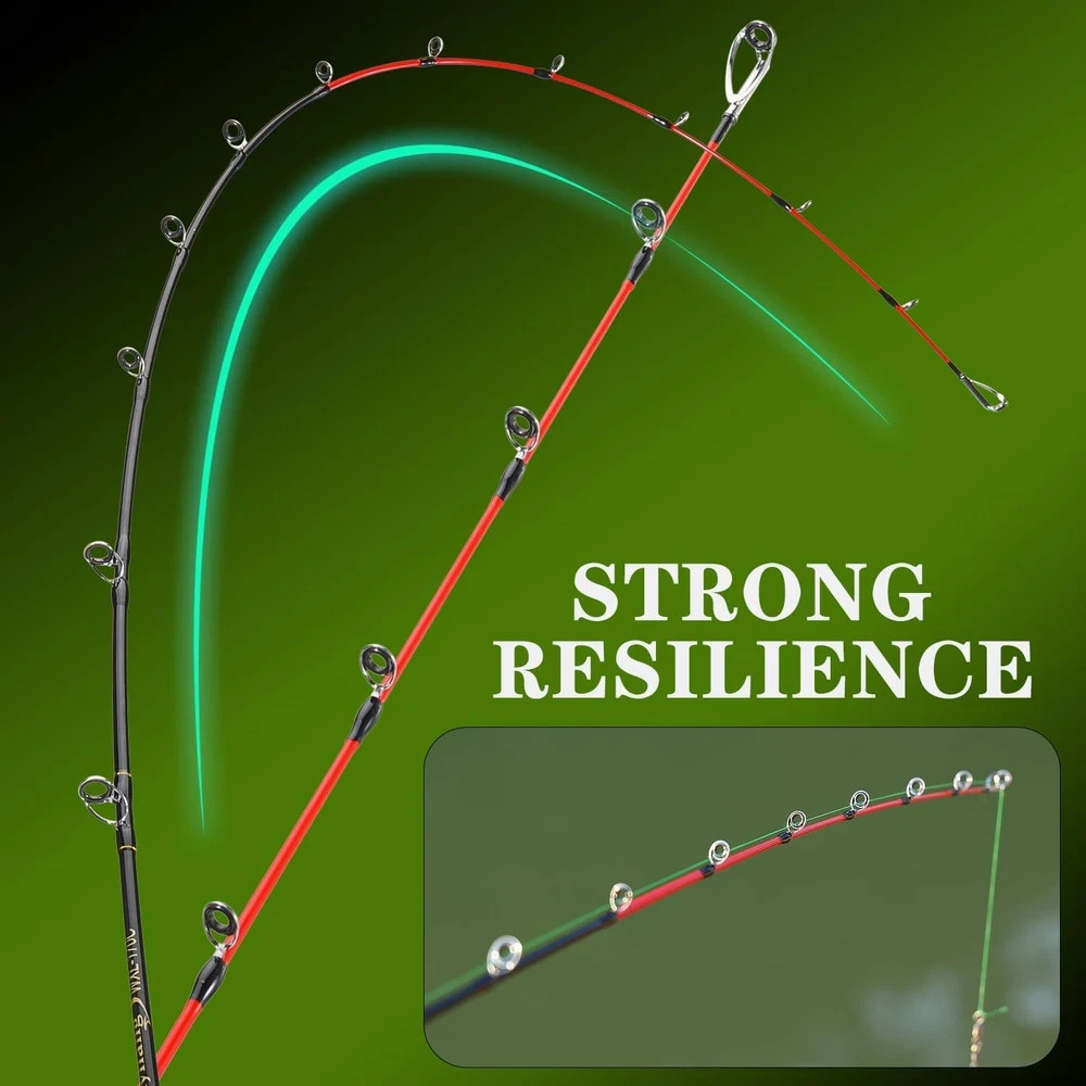 Slow Pitch Jigging Rod, 40 Ton Carbon 1.7m/5.6ft, 1.7m/5.6ft