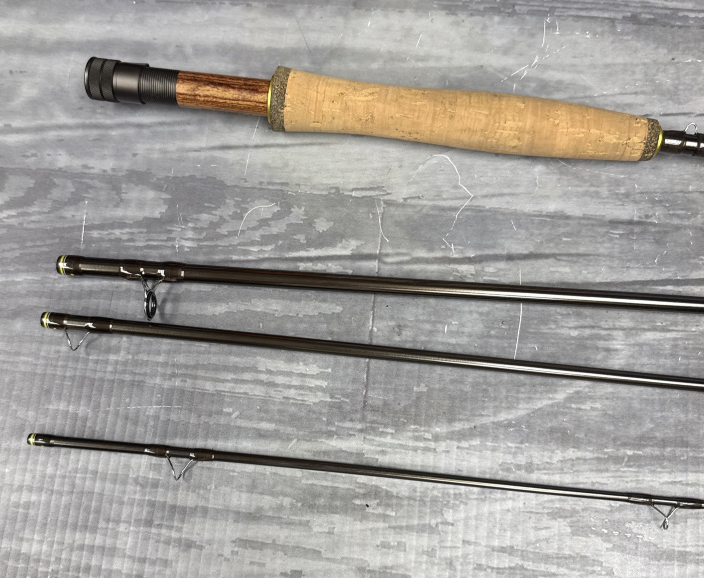 Redington path fly rod 9ft fly, fly line #5 w/ Behemoth Reel – Desert 5/6