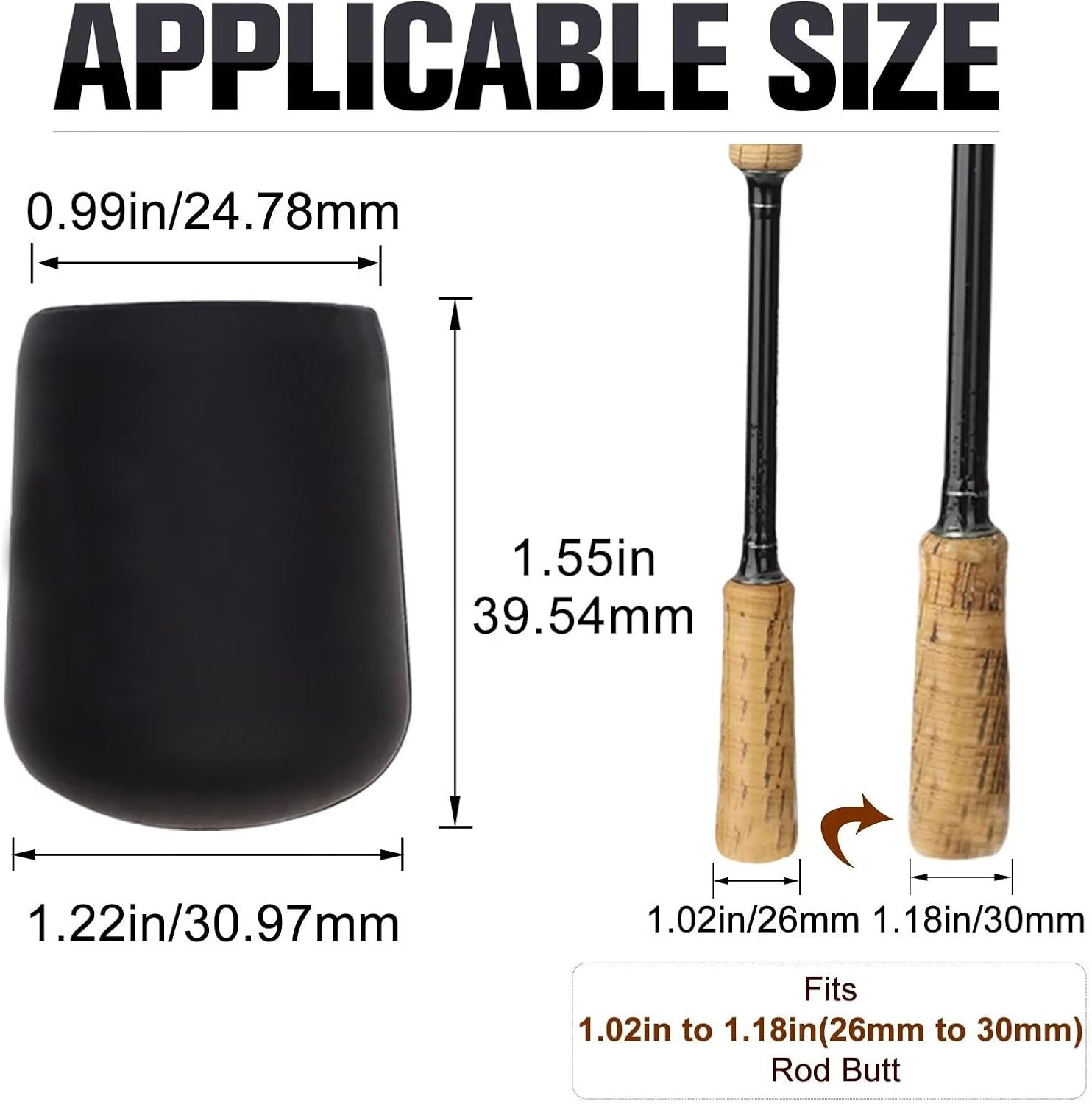 Fishing Rod Butt Cushion Fishing Rod Seat Cushions Fishing Rod Protector Fishing