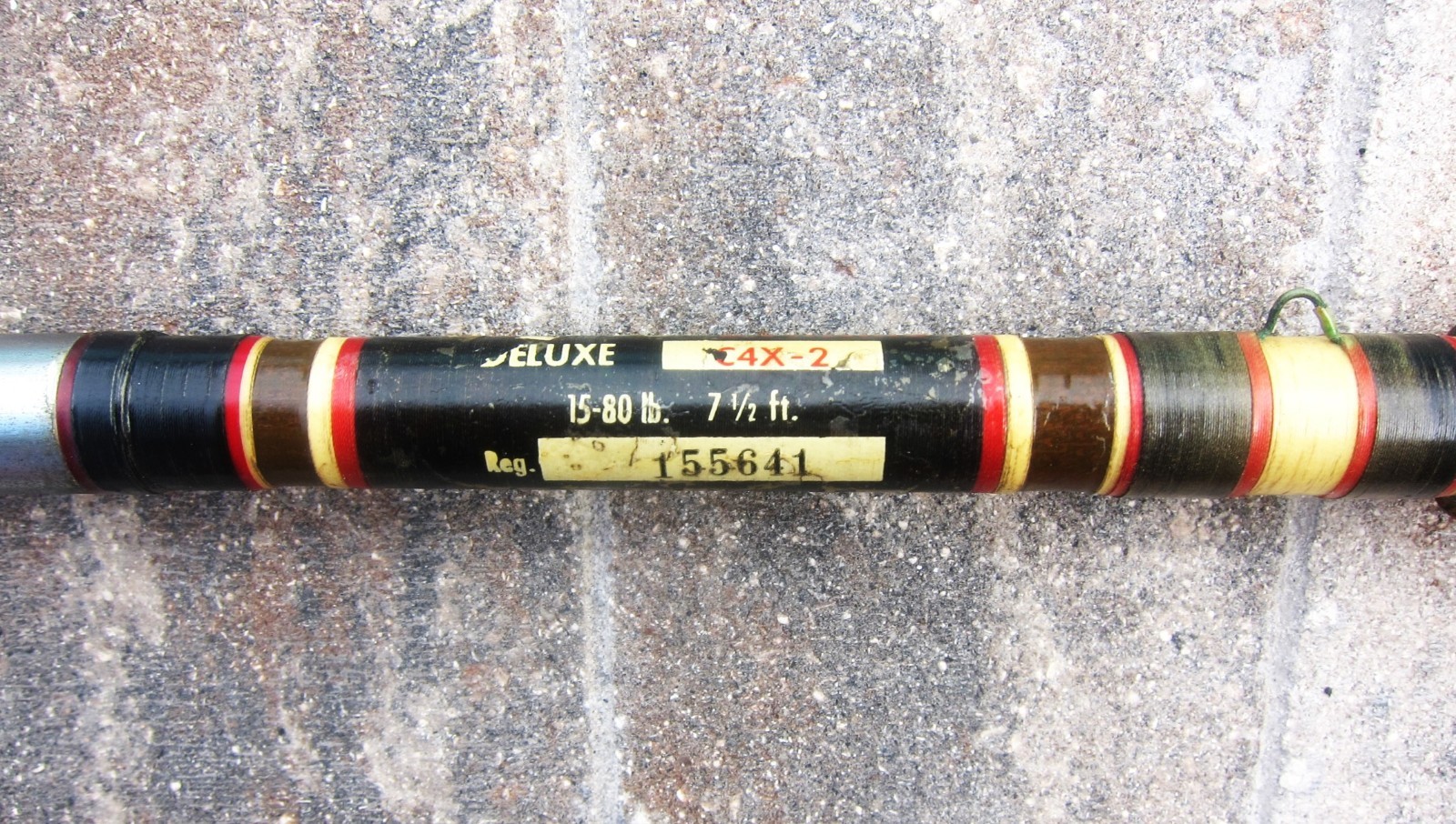 Vintage TruLine DYNAMO DELUXE C4X-2 Spinning Rod: 7 1/2′; 15-80lb – NEW OTHER!!a