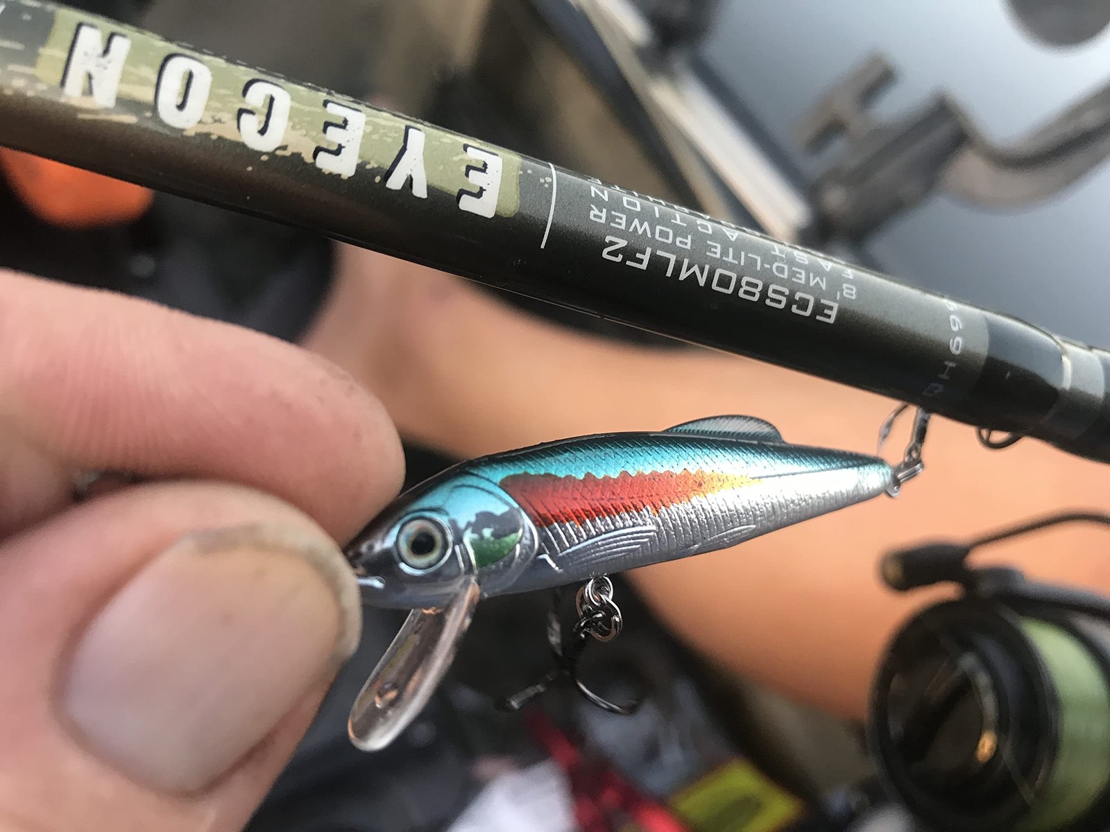 St. Croix Rods Eyecon Spinning Rod, EYS 6’6″ Medium/Fast 2 Pc.